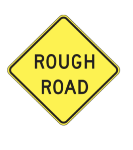 biển báo giao thông dmv, rough road
