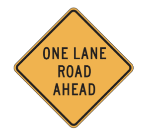 one lan road ahead