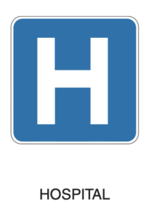 hospital ahead